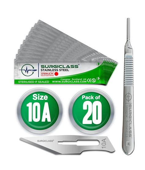 Buy Surgical Scalpel Surgical Blades 10A Stainless Steel Sterile Pack