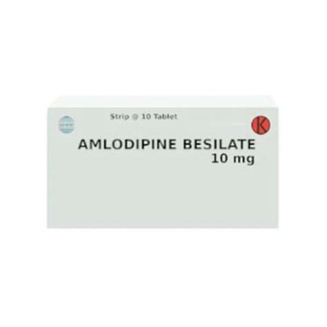 Amlodipine 10 Mg 10 Tablet Novell Manfaat Kandungan Dosis Dan Efek