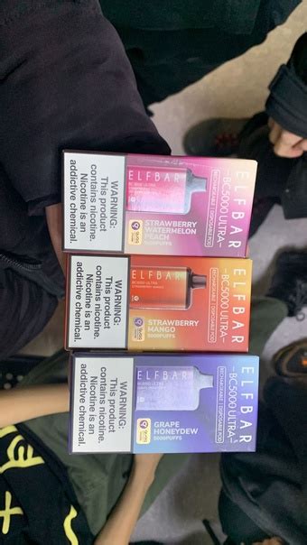elfbar (original) (5000 puffs) flavors: • strawberry watermelon ...