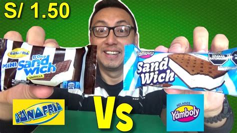 SANDWICH DONOFRIO Vs SANDWICH YAMBOLY EL MEJOR HELADO YouTube