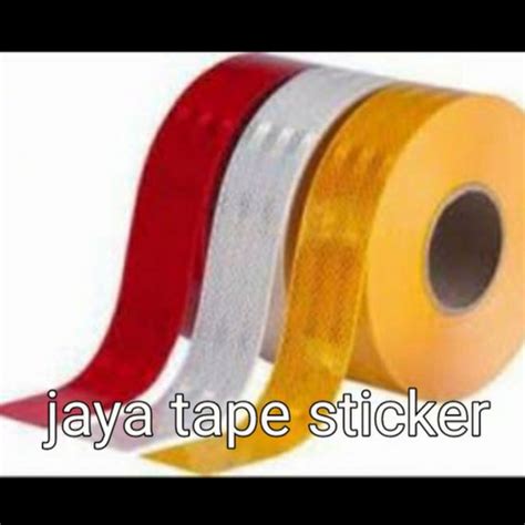 Jual M Sticker Reflective Tape Egp Mm Mtr Scotlite Prismatic