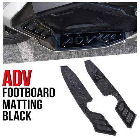 Speedmoto Honda Adv Matting Cnc Alloy Rubber Footboard Matting