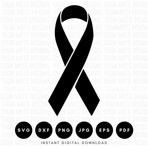 Awareness Ribbon Svg Cancer Ribbon Svg Survivor Ribbon Svg Awareness