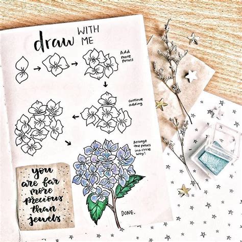 34 Best Step By Step Flower Doodle Tutorials For 2021 Atinydreamer