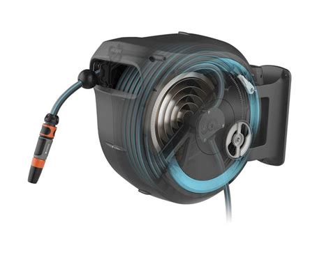 Gardena Wall Mounted Hose Reel 35m Automatic Retractable Hose Box