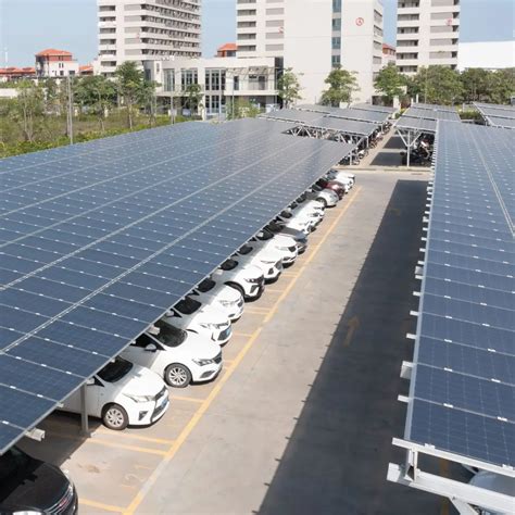 Solar Carports Car Park Solar Panels Shawton Energy