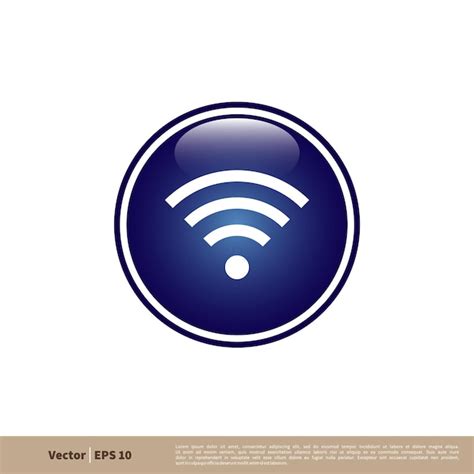 Señal wifi señalización icono vector logo plantilla ilustración diseño