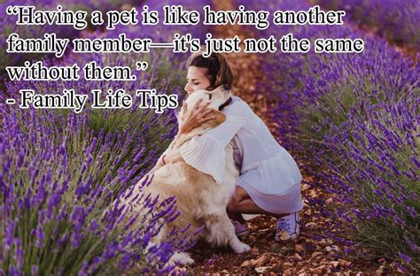 Pets are Family Quotes - Pets are Like Another Family Member | Family Life Tips Magazine ...