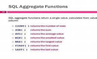 DBMS Implementation Of AGGREGATE GROUP Functions Avg Count Max Min