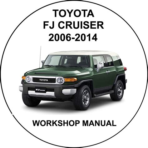 Toyota Fj Cruiser Workshop Manual