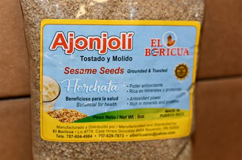 Ajonjoli Horchata El Boricua 6oz Ardesserts