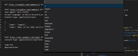 Vscode Rest Client