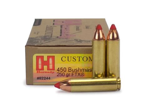 Hornady 450 Bushmaster Rifle 250gr Ftx 20st