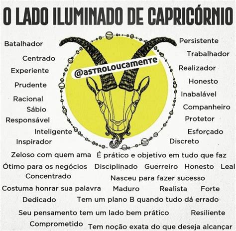 O Lado Iluminado De Capricórnio Capricórnio Signo De Capricórnio Signo Capricórnio