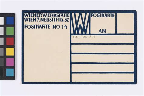 Postkarte Der Wiener Werkst Tte Nr Frohe Ostern Wien Museum