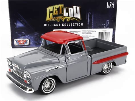 Motor Max Chevrolet Chevy Apache Fleetside Pick Up Custom 1958 1 24