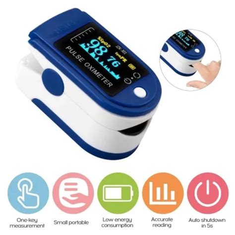 Medical Portable Fingertip Pulse Oximeter Upgarded Oled Kinaun किनौं