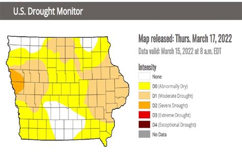 Moderate To Severe Drought Starting To Show Up In Northwest Iowa