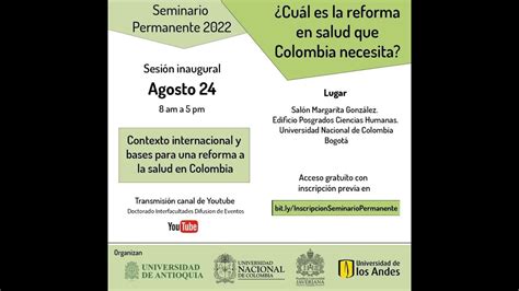 Cu L Es La Reforma En Salud Que Necesita Colombia Youtube