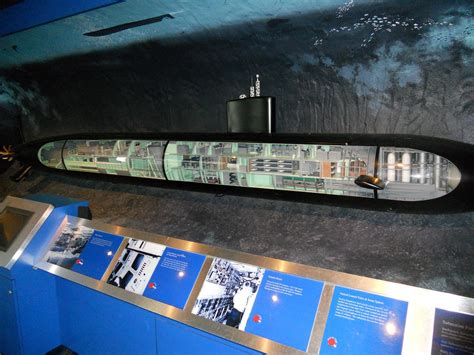 Los Angeles-class (688) submarine cutaway model at the Submarine Force Library & Museum, New ...