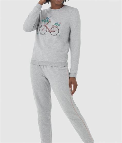Pijama Feminino Longo Bicicleta Malwee Algodão lingerie br