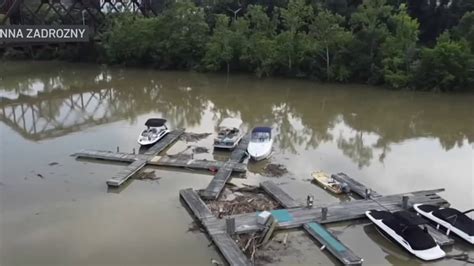 Boats detach From Glastonbury marina in CT river flooding – NBC Connecticut