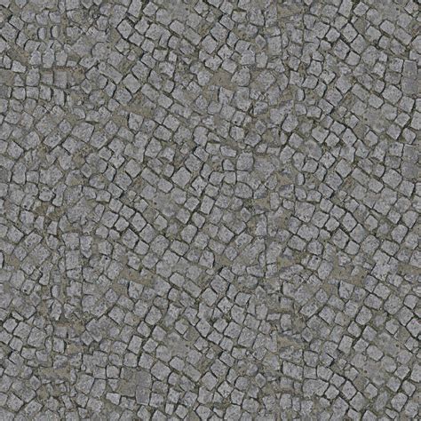 Pavement Seamless Texture Set Volume Texture Cobblestone Road Texture