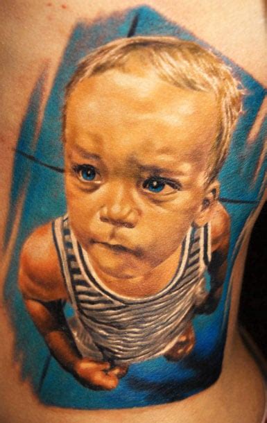 Portrait D’enfant En Tatouage 122 Inkage