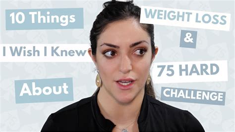 75 Hard Weight Loss Challenge 10 Tips For Success What I Wish I Knew