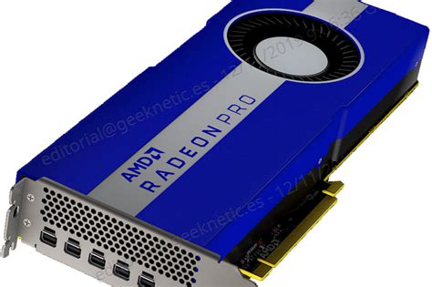 Amd Anuncia La Tarjeta Gr Fica Profesional Radeon Pro W X Con Gb