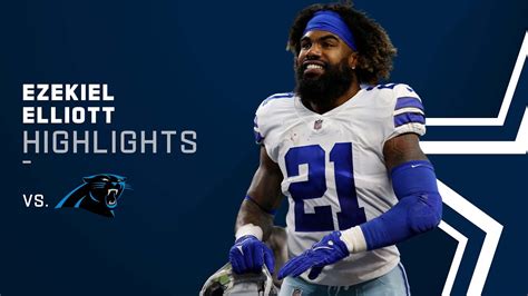 Ezekiel Elliott Highlights From Week 4 Dallas Cowboys Youtube