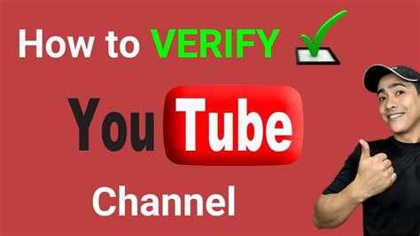 How To Verify Your Youtube Channel Paano I Verify Ang YouTube Channel