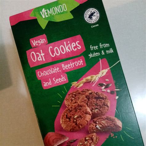 Vemondo Vegan Oat Cookies Chocolate Beetroot And Seeds Reviews Abillion