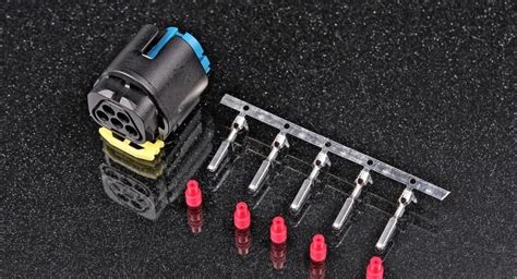 Разъем 5 way датчика давления (температуры) "Bosch Trapez" 22-20AWG ...