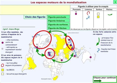 Tous les croquis de géographie de la classe de terminale du lycée