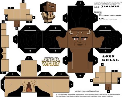 Agen Kolar Cubeecraft Ver By Jagamen On Deviantart Star Wars Crafts