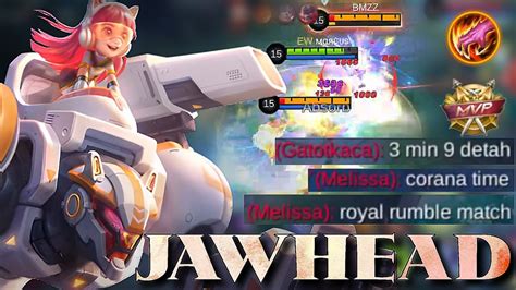 HOW TO PLAY RANK SOLO WITH JAWHEAD MLBB NEW META BUILD YouTube