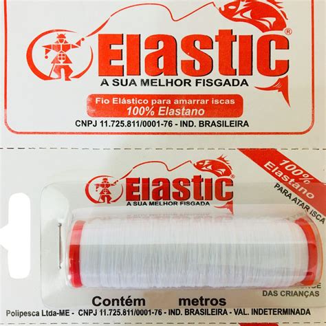 Elastic Linha El Stica Para Amarrar Isca Metros