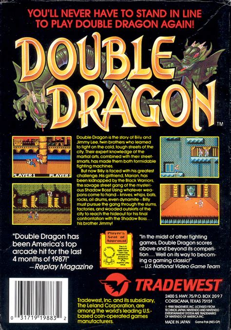 Double Dragon Retro Games Trove