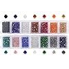 Handi Stitch Perles Verre à Facettes 4mm avec Boîte de Rangement 1400