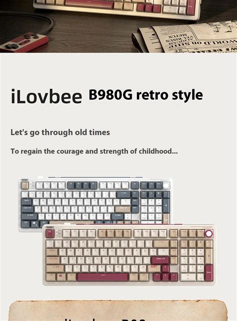 Ilovbee B Wireless Mechanical Keyboard Hot Swappable Rgb Gasket