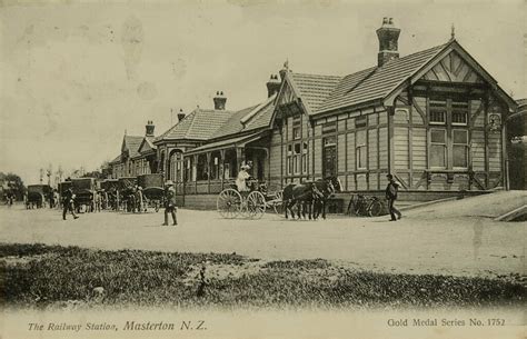 Masterton Railway Station c.1887 - c.1915 | Archives Referen… | Flickr