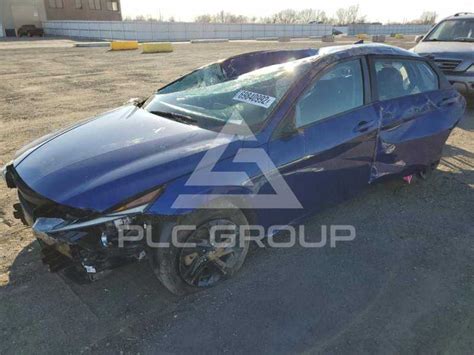 2022 Hyundai Elantra Vin 5nplm4agxnh072645 From The Usa Plc Group