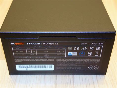 The Be Quiet Straight Power 12 750W PSU Review Proficient Platinum Power