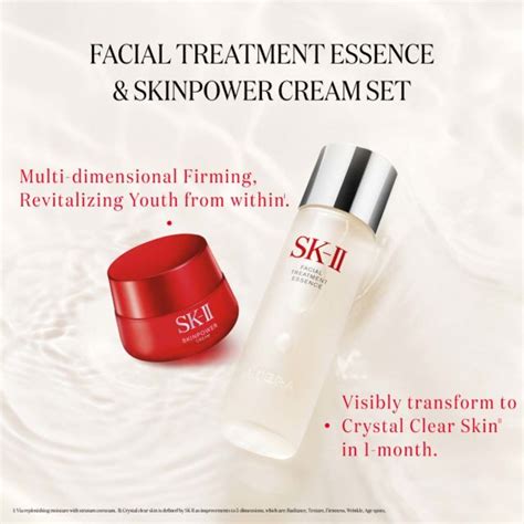 Sk Ii Facial Treatment Essence Skinpower Cream Set