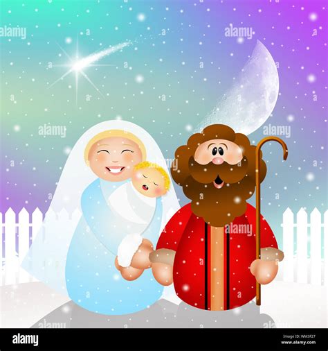 Christmas Nativity scene Stock Photo - Alamy