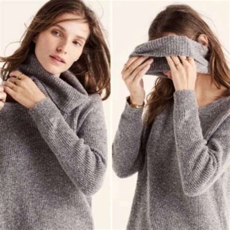 Madewell Sweaters Madewell Donegal Convertible Crew Neckcowl