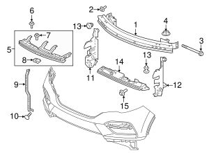 2016 2021 Honda Bracket Center Mount Support 71165 TG7 A00 OEM Parts