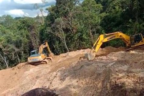 Foto Maraknya Tambang Batu Bara Ilegal Di Kaltim Kebun Pun Ditambang