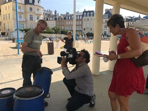 Trouville sur Mer une opération de la municipalité pour collecter et